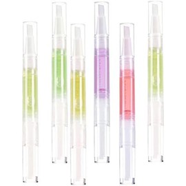 GANAZONO Aceite Nutritivo para Cutículas con Extracto Vegetal 6 Piezas Varios estilos y Cuidado Revitalizante de Uñas Fácil de Transportar Varios estilos Adecuado para Salón de Manicura
