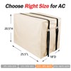 Window Air Conditioner Cover Outside Unit for Winter Insulation, Window