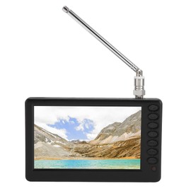 5 Inch Portable TV,ISDB T Digital Analog TV ATV,1500mAh Battery Powered Portable LED TV with Tuner,USB Power Headphone Small Memory Card Multi Interface. (Applicable to Some Countries)