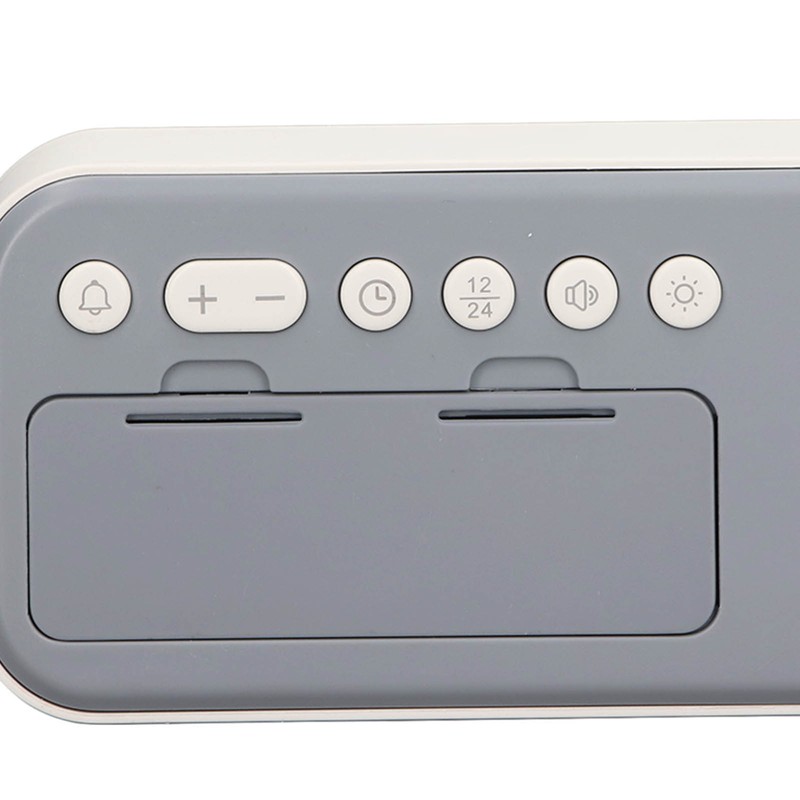 Digital Alarm Clock Large Number USB Rechargeable Mirror Electronic Desktop