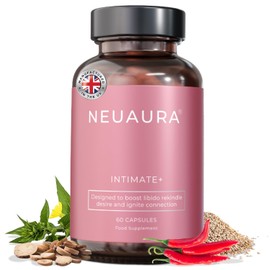 Neuaura Intimate+ Daily Intimate Health & Vitality Supplement – Premium Made in The UK – Performance Wellness Support with Natural Ingredients – Intimate Balance, Energy & Confidence