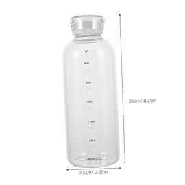 Mipcase Multi-use Sports Water Bottle Large Capacity Easy to Hold Leak-proof Lid for Workouts Gym School Hiking