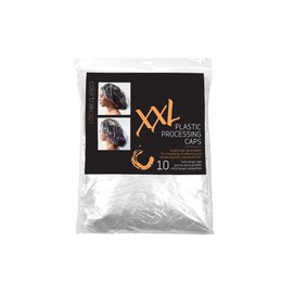 Colortrak Disposable Shower Conditioning Processing Caps, Protects Long and Voluminous Hair Styles, Curls and Natural Hair, Helps Preserve Blowouts, XXL, 10 Disposable Caps Per Pack