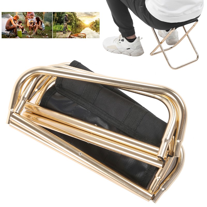 Aviation Aluminum Alloy Outdoor Portable Camping Mini Folding Stool Fishing