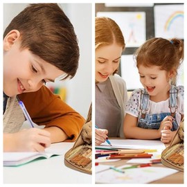 Pencil Pouch with 12 Compartments, 90° Wide - Open Mouth, Large - Capacity Stationery for School Supplies.