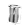 BUGUUYO 50Pcs Stainless Steel Threaded Insert Nuts for Versatile Applications