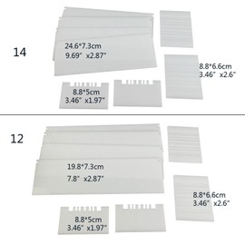 Silicone Loaf Soap Mold Dividers Plastic Partition Clapboard Rectangular White DIY Handmade Swirling Making Tools Silicone Mold