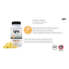Lsi Omega-3 Forte, 60 Cápsulas, 1030 Mg De Epa + Dha Sabor Sin Sabor