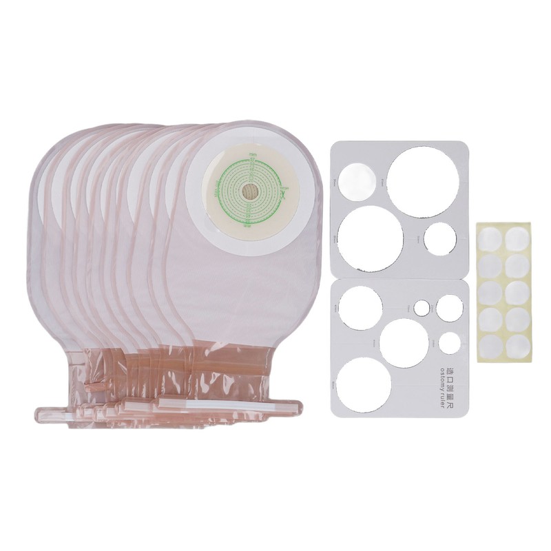 10pcs Colostomy Bag Prevents Leakage Innovatively Non Woven Drainable Ostomy