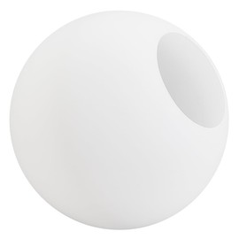 BENECREAT 5Inch White Frosted Glass Globe Lamp Shade, Replacement Lampshade Cover for Wall Sconce, Pendant Lighting Fixture, Vanity Light, Ceiling Light, Hole: 2.4Inch