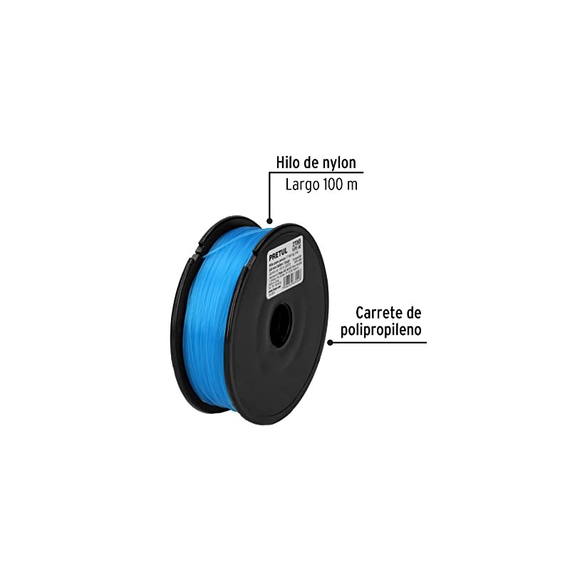 Pretul HIPE-80 Hilo para pesca calibre 0.8 mm carrete con