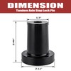 Vitonsbay Trailer Tandem Slide Stopper, Tandem axle Stop Lock pin,