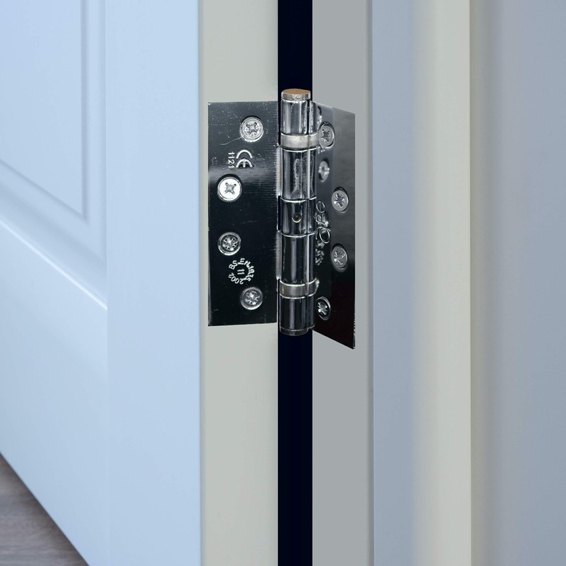 Door Hinges 4" 102mm Ball Bearing 1 Pair Pack [2