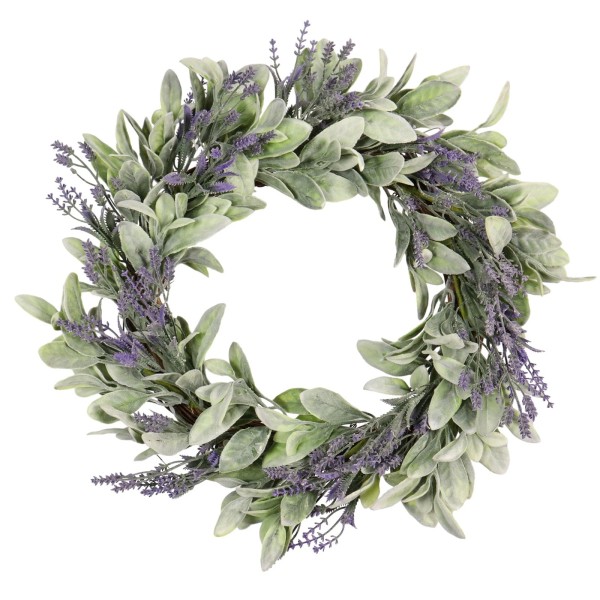 Zhemobang 20" Spring Lavender Wreath for Front Door - Spring