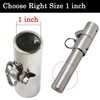 GaiRen 2 Pack Boat Pipe Connector, 316SS Marine Grade Handrail
