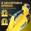 Leaf Blower, Electric Cordless Leaf Blower with 2 Batteries and