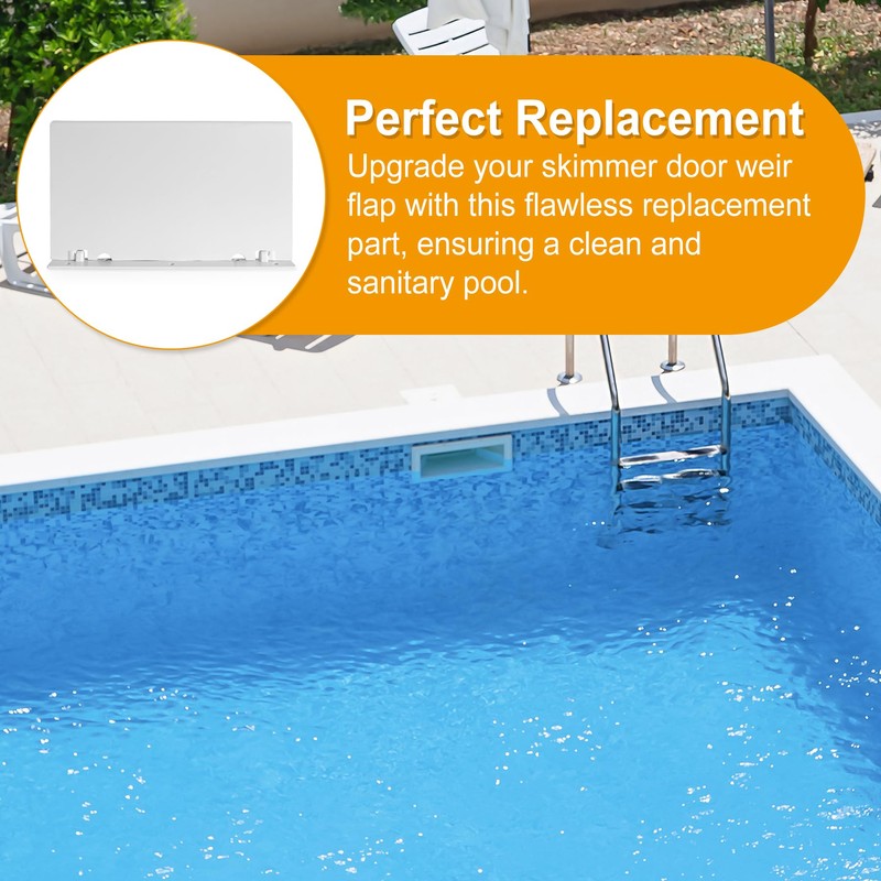 Porscan 08650-0022 Weir Assembly for Pentair Pool Skimmer - Hinged