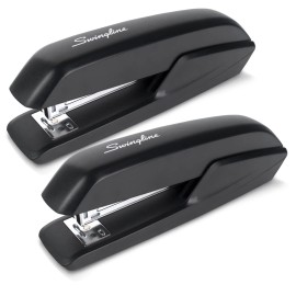 Swingline Black Swingline Stapler Desktop Stapler for 20 Sheets Two Pack with Warranty