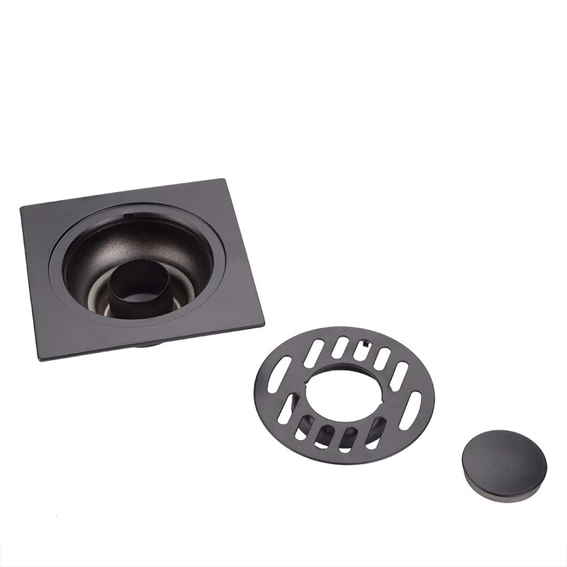 GLOGLOW Floor Drain Thickened Stainless Steel Heavy Duty Home Bathroom