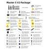 Master 5 V2 Drone Frame - 226 mm Wheelbase, Lightweight