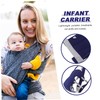 Totority Breathable Baby Carrier 4 Carrying Positions Universal Newborn Carrier