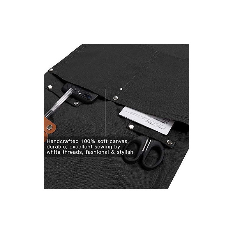 Chef Apron-Cross Back Apron for Men Women with Adjustable Straps