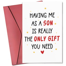 Pawzity Mom Greeting Card - Gifts for Mom from Son - Mothers Day, Birthday Gifts for Moms - Greeting Folded Card