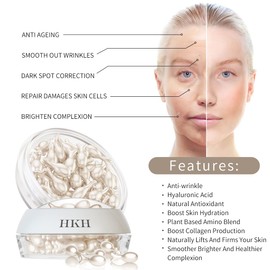 Vitamin C Serum for Face, Anti Aging Serum with Hyaluronic Acid Supplements, Vitamin E, Reduces Wrinkles, Dark Spot Remover for Face, Retinol Serum for Face, Face Serum for Women