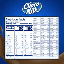 Choco Milk Powdered Chocolate Drink Mix 14.1 oz (12-Pack)