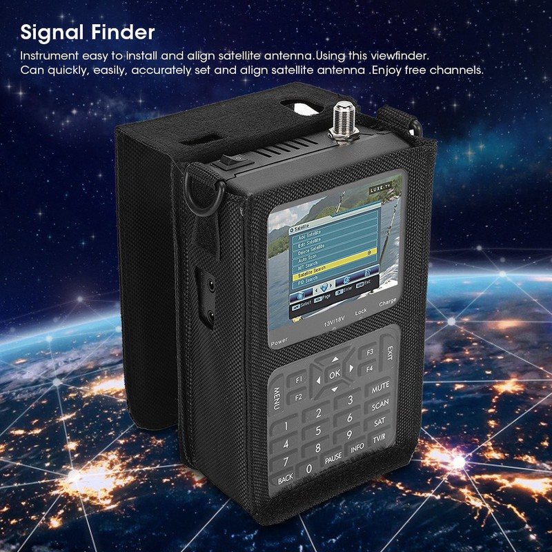 SatLink WS‑6906 Digital Satellite Antenna Search Device Signal Finder 3.5