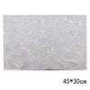 Hosoncovy 4 Pack Ginkgo Biloba Decorative Placemats Rectangle PVC Hollow