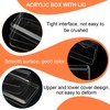 PATIKIL Acrylic Lid Box 15 x 10 x 5 cm