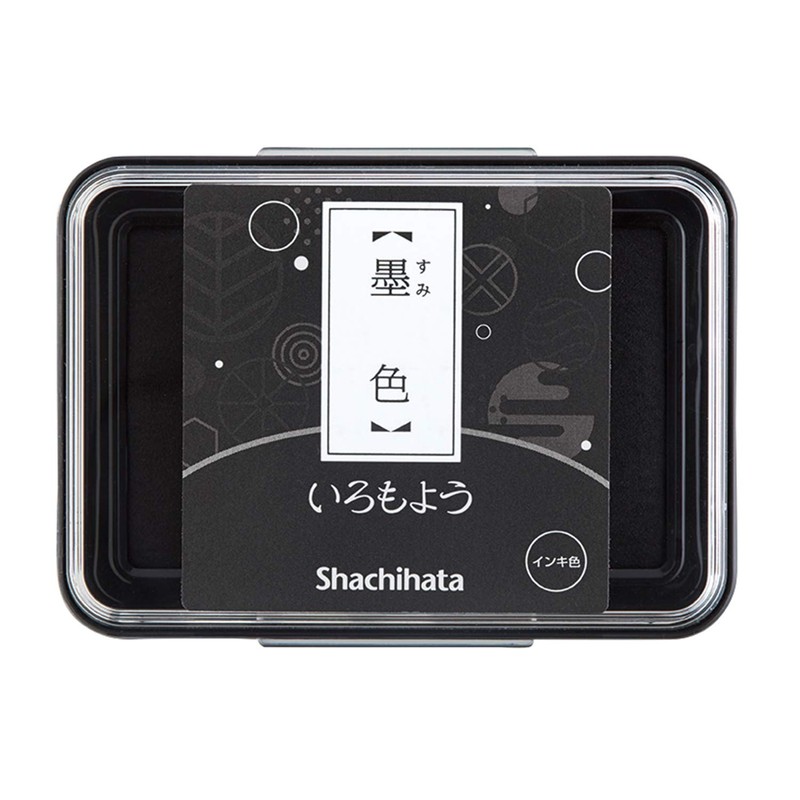 Shachihata HAC-1-K Iromoyo Ink Pad, Sumi-Iro (Black)