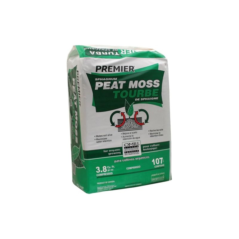 Premier Horticulture 0082P 3.8Cu Ft Sphag Peat Moss
