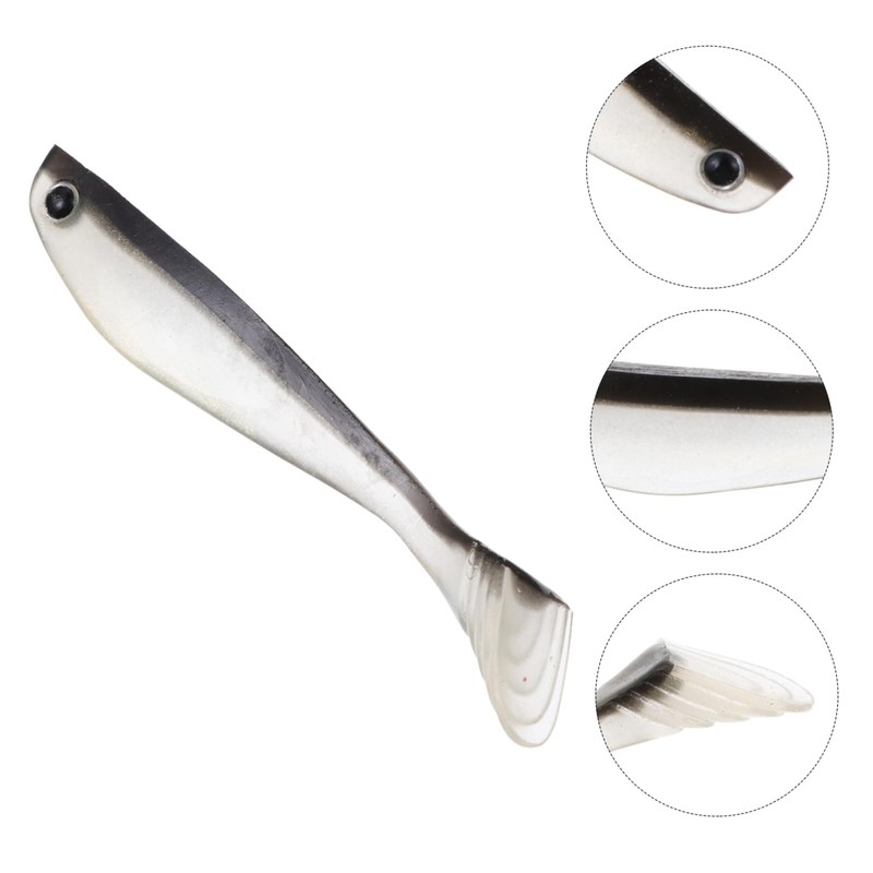 Mipcase 6pcs Double-Color Imitation Fishing Lures for Sea Fishing Simulation