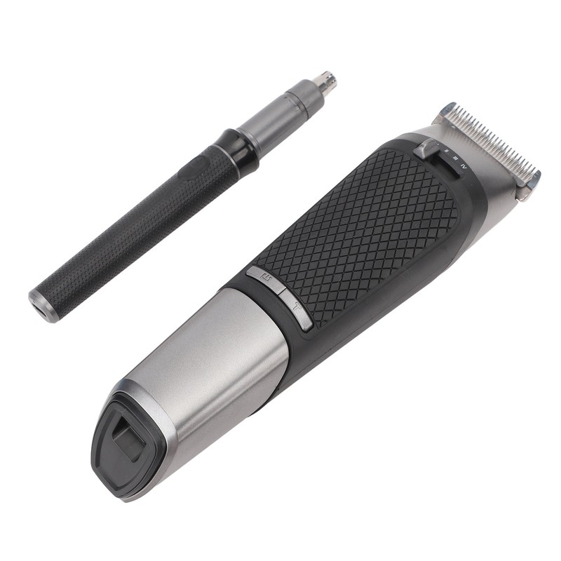 Hair Clipper Kit with Nose Trimmer LCD Display 2 Speed
