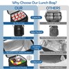 BISKLNDN Tactical Lunch Box Cooler Bag for Men - Large
