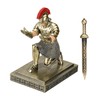 CYXStar Roman Praetorian Warrior Knight Pen Holder Desk Ornament Resin