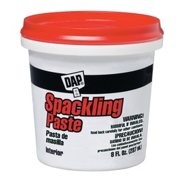 DAP Spackling Paste, White, 8 Oz (7079810200)