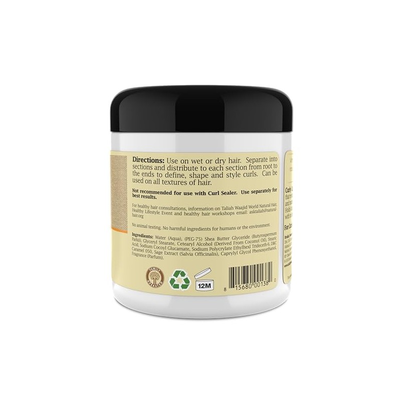 Taliah Waajid Curls, Waves and Naturals Curly Curl Cream, 6