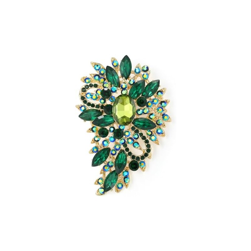 EVER FAITH - Broche Pin para Mujer Cristal Austríaco Boda