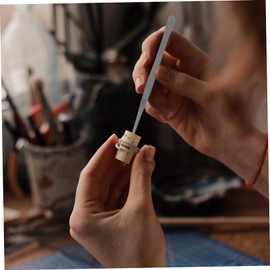 Gatuida 4PCS Multi Function Tweezers Thickened Non Skid Design for Nail DIY Gardening and Crafts Ergonomic Grooved Handle Washable Stainless Steel for Easy Maneuvering