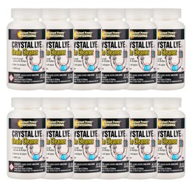 Instant Power Professional Crystal Lye Drain Cleaner, Drain Clog Remover Made of Pure Lye Crystals (12 Pack)