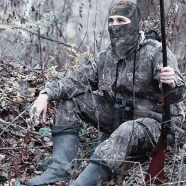 Unbranded Camo Tree Printed Full Face Mask Sun UV Protection Balaclava Tactical Sun Hood