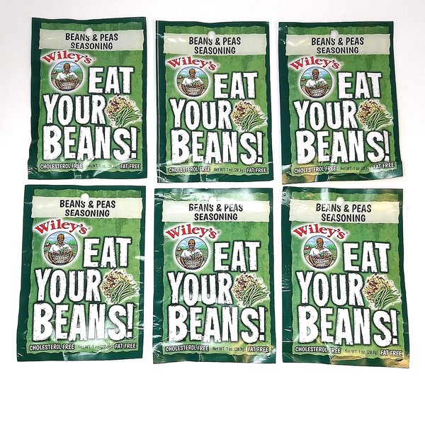 Wiley's Beans and Peas Seasonings - 3 Set of 6