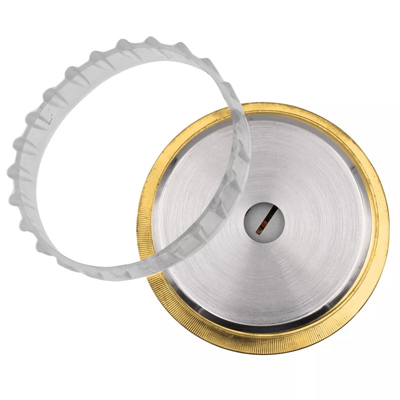 Quality Importers Analog Humidity Hygrometer - HYG-75G Gold
