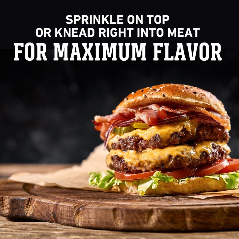 Weber Flavor Bomb Burger Seasoning, 6.75 Ounce Shaker (Pack of