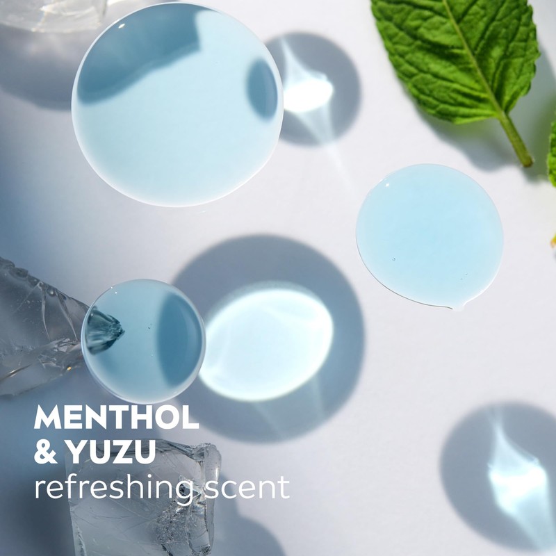 NIVEA Men Cool Body Wash, Icy Menthol and Yuzu Scent,