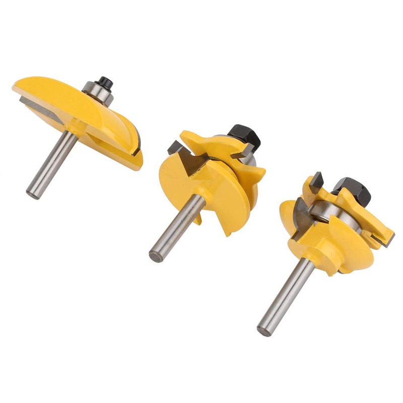1/4-Inch Shank Woodworking Router Bit Cemented Carbide for Frame Door