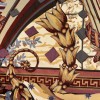 Chatelane VTG 80s Chintz Fabric Chatelane Overture Tassels Brown Wine